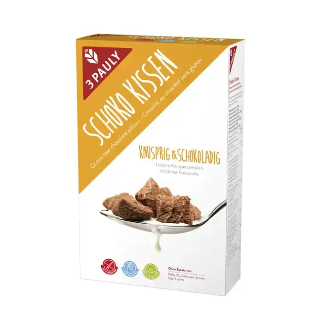 3 Pauly Schokokissen, glutenfrei (200g)
