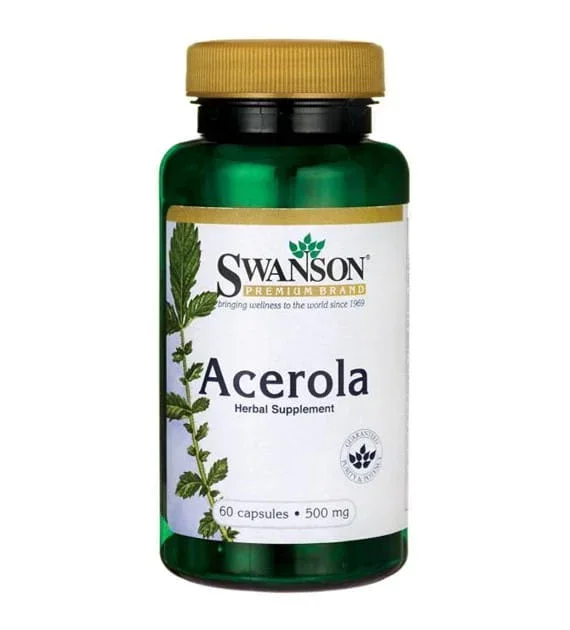 Acerola 500mg Vitamin C 60 Kapseln von SWANSON
