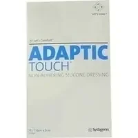 ADAPTIC Touch 5×7,6 cm nichthaft.Sil.Wundauflage 10 St