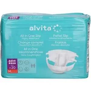 ALVITA All-in-One Inkontinenzhose maxi med.Nacht 20 St
