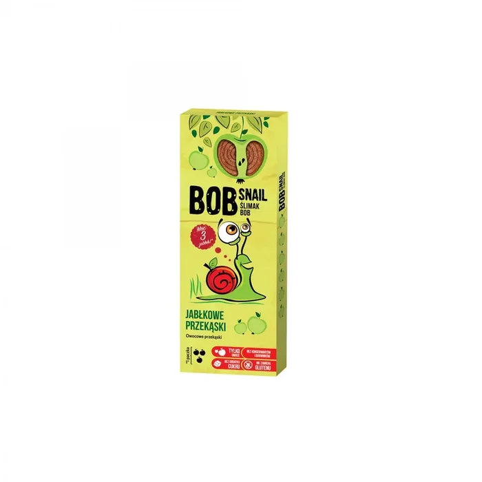 Apfelfruchtsnack ohne Zuckerzusatz 30 g BOB SNAIL