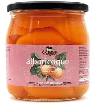 Aprikosen in Reissirup glutenfrei BIO 570 g – A2 PASOS DEL CAMPO