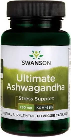 Ashwagandha KSM-66 250mg Extrakt 60 Kapseln SWANSON