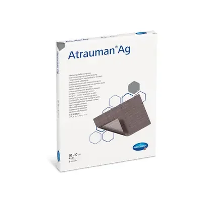 Atrauman Ag Kompresse 10 x 10 cm (10 Stück)