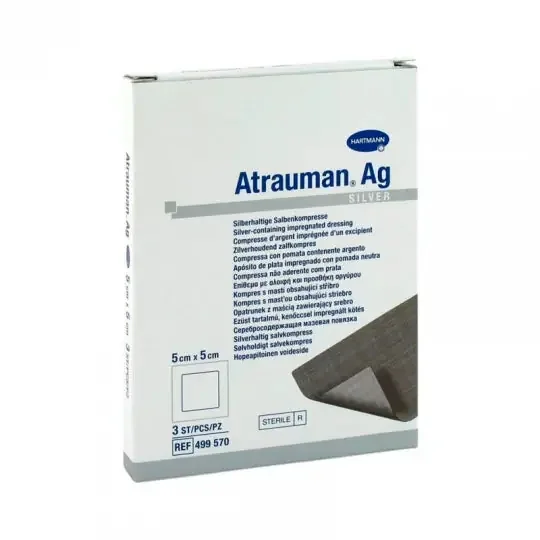 Atrauman Ag Kompresse 5 x 5 cm (10 Stück)