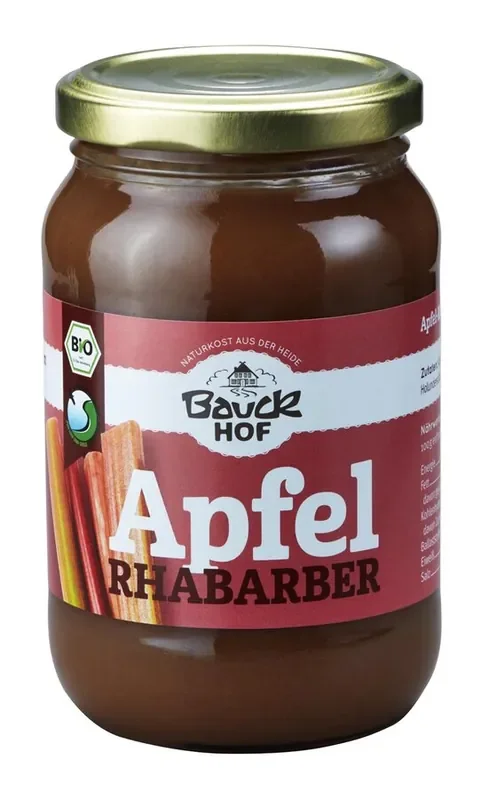 Bauck Mühle *Bio Apfel-Rhabarbermus Bio (360g)