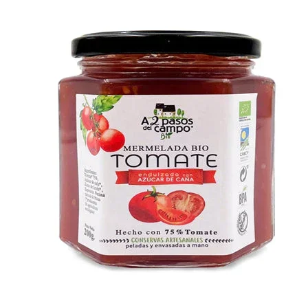 BIO GLUTENFREIE TOMATENMARMELADE 200 g (GLAS) – A2 PASOS DEL CAMPO