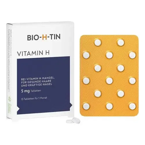 BIO-H-TIN Vitamin H 5 mg für 1 Monat Tabletten 15 St