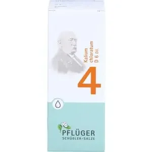 BIOCHEMIE Pflüger 4 Kalium chloratum D 6 Tropfen 100 ml