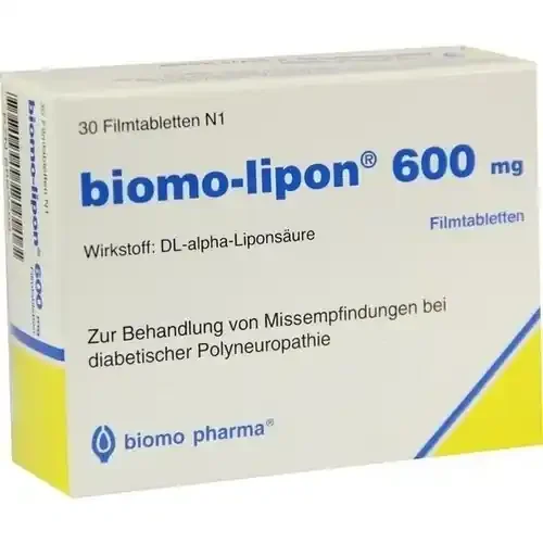 BIOMO-lipon 600 mg Filmtabletten 30 St