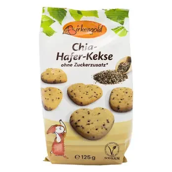 Birkengold Chia-Hafer-Kekse (125g)