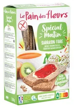 Blumenbrot Dickeres Knusperbrot Buchweizen, bio (230g)