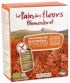 Blumenbrot Quinoa-Schnitten glutenfrei, bio (150g)