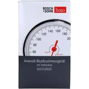BOSO Egotest Blutdruckm.schwarz aneroid m.Steth. 1 St