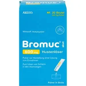 BROMUC akut 600 mg Hustenlöser Plv.z.H.e.L.z.Einn. 20 St