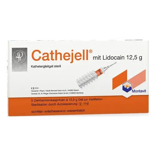 CATHEJELL Lidocain C steriles Gleitgel ZHS 12,5 g 5 St