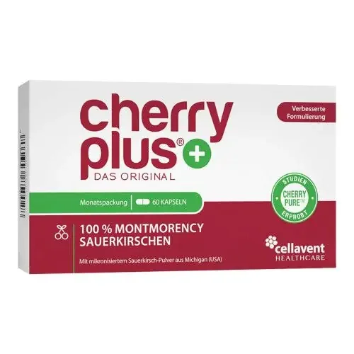 CHERRY PLUS Das Original Montmorency Sauerk.-Kaps. 60 St