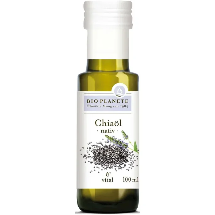 Chia natives Samenöl kaltgepresst unraffiniert BIO 100 ml – BIO PLANET