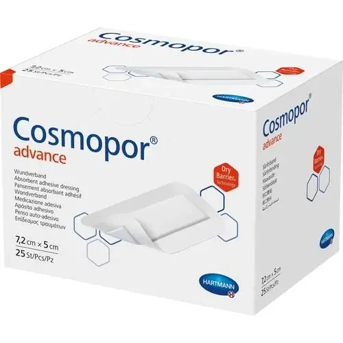 COSMOPOR Advance Wundverband 5×7,2 cm 25 St