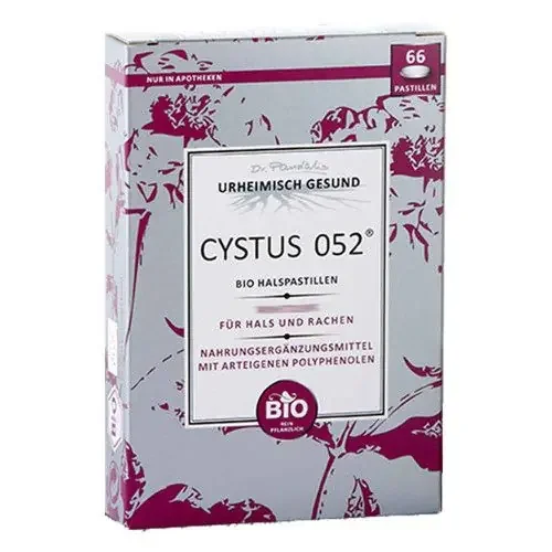 CYSTUS 052 Bio Halspastillen 66 St