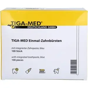 EINMAL ZAHNBÜRSTE m.Pasta blau 100 St