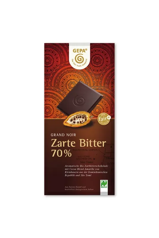 Gepa Grand Noir Zartbitter 70% 100g