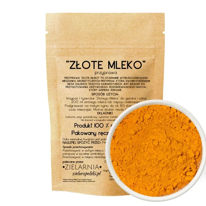 Gewürzmischung „Złote mleko“ mit Kurkuma 50g ZIELARZPOLSKI.PL