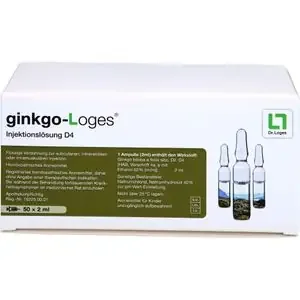 GINKGO-LOGES Injektionslösung D 4 Ampullen 50X2 ml
