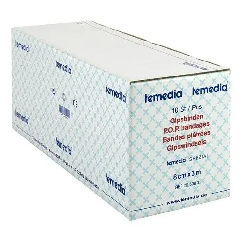 GIPSBINDE Temedia spezial 8 cmx3 m 10 St
