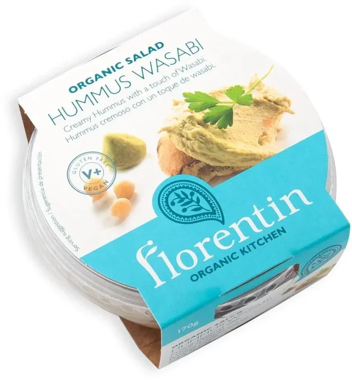 Glutenfreier Hummus Wasabi BIO 170 g – FLORENTIN