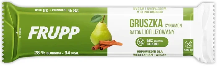 Glutenfreies LIOFILISIERTES GRUSH – ZIMTBATON 10 g – CELIKO (FRUPP)
