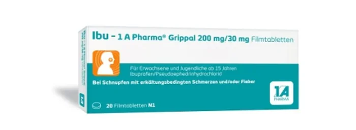 Ibu-1A Grippal 200mg/30mg Filmtabletten 20 Stück