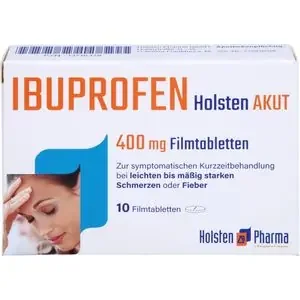 IBUPROFEN Holsten akut 400 mg Filmtabletten 10 St