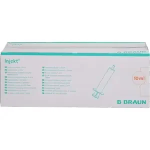 INJEKT Solo Spritze 10 ml LL zentrisch PVC-frei 100X10 ml