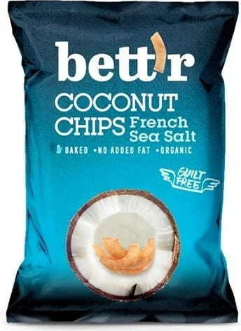 Kokoschips mit Meersalz glutenfrei BIO 40 g BETTR