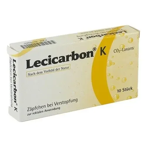 LECICARBON K CO2 Laxans Kindersuppositorien 10 St