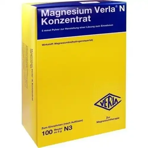 MAGNESIUM VERLA N Konzentrat Plv.z.H.e.L.z.Einn. 100 St