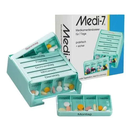 MEDI 7 Medikamentendos.f.7 Tage türkis 1 St