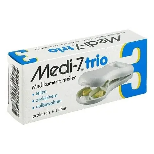 MEDI 7 trio Tablettenteiler weiß 1 St
