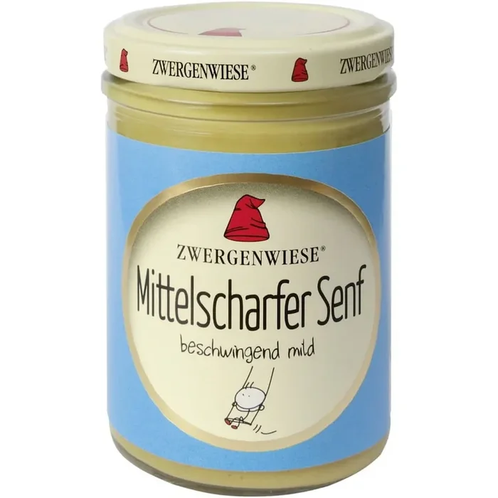 Mittelscharfer Senf BIO 160 ml – ZWERGENWIESE