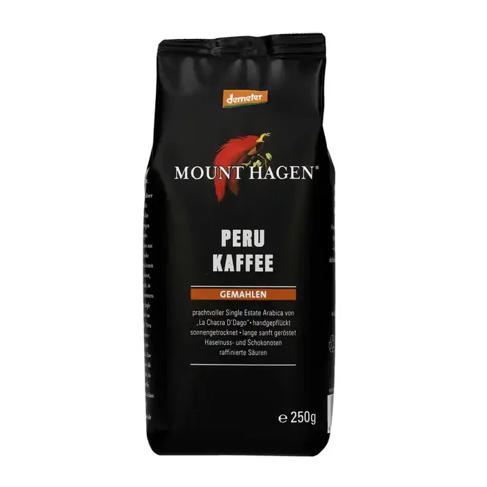 Mount Hagen Röstkaffee „Peru“ gemahlen 250 g