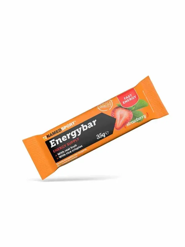 Namedsport Energy Bar Kohlenhydratreicher Riegel mit Erdbeergeschmack