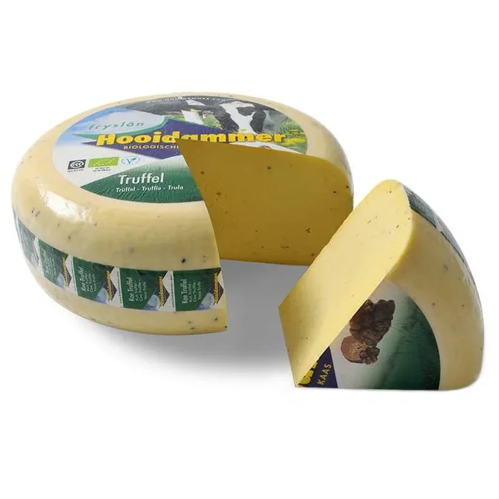 Reifekäse mit Trüffeln 50% Fett BIO 45 kg – HOOIDAMMER