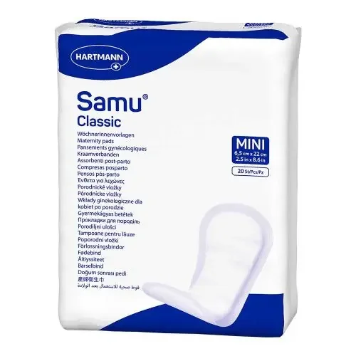 SAMU Wöchnerinnen Vorlagen Classic mini 6,5×22 cm 20 St