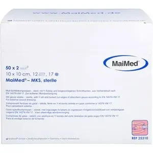 SCHLITZKOMPRESSEN 10×10 cm steril 12fach 50X2 St