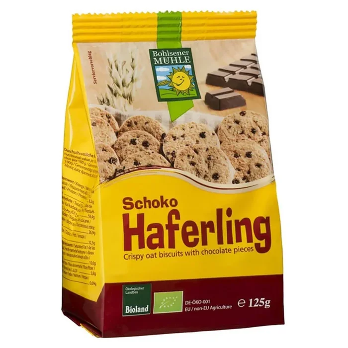 Schoko-Haferplätzchen BIO 125 g – BOHLSENER MÜHLE
