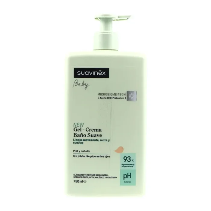 Suavinex Baby Sanftes Badegel-Creme 750ml