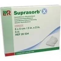SUPRASORB X HydroBalance Wundverb.5×5 cm 5 St