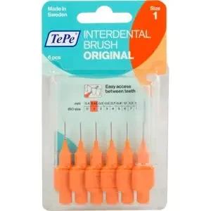 TEPE Interdentalbürste 0,45mm orange 6 St