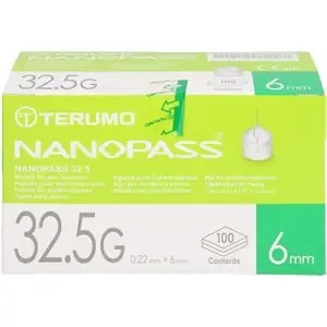 TERUMO NANOPASS 32,5 Pen Kanüle 0,22×6 mm 100 St